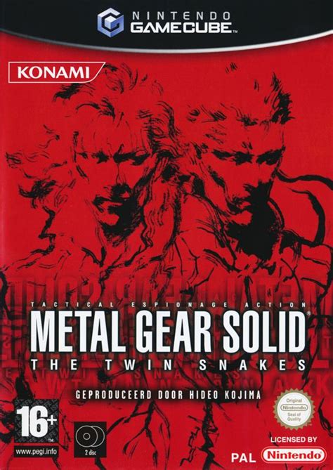 metal gear solid the twin snakes box art|metal gear twin snakes gamecube.